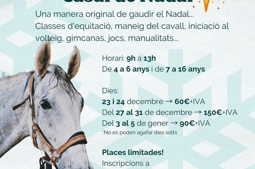 Casal de Nadal Hípica La Foixarda 7-16 1